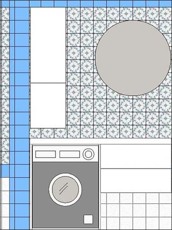 Progetto interni appartamento uso residenza, Roma