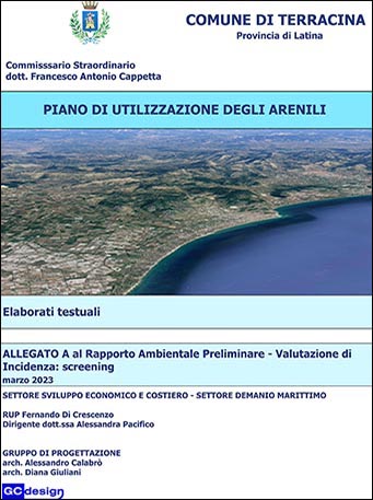 VAS e VIncA del PUA di Terracina (LT)